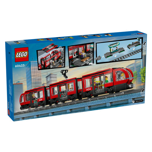 Afbeelding laden in galerijviewer, Lego city stadstram en station - 60423

