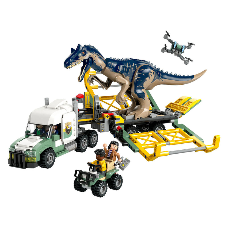 Afbeelding laden in galerijviewer, Lego jurassic world 76966 dinosaurusmissies: allosaurus transporttruck
