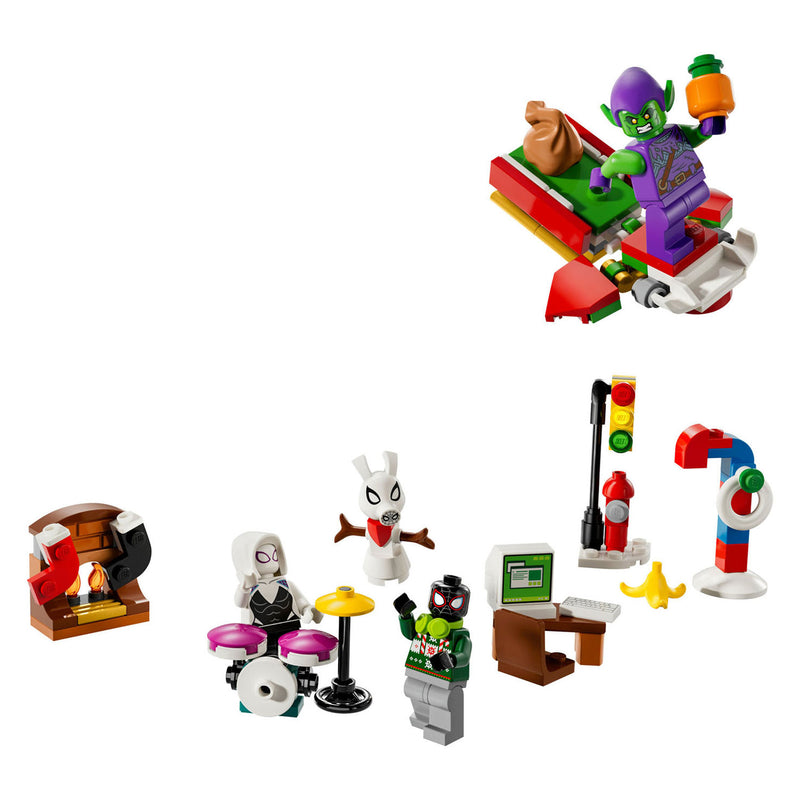 Afbeelding laden in galerijviewer, Lego super heroes 76293 spider-man adventkalender 2024
