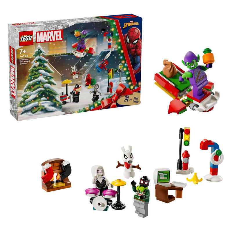 Afbeelding laden in galerijviewer, Lego super heroes 76293 spider-man adventkalender 2024
