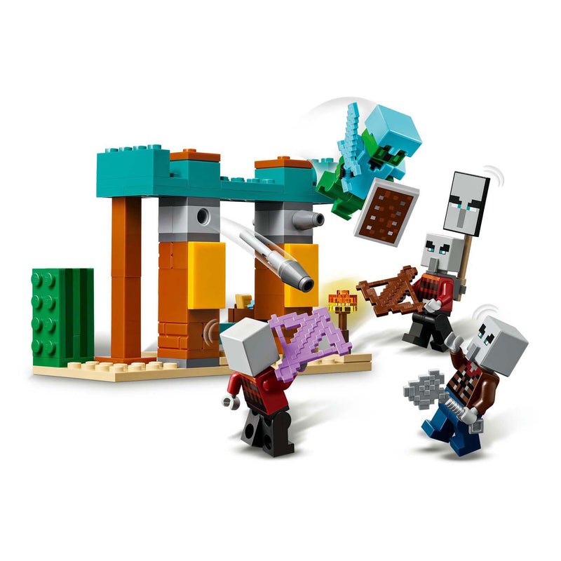 Afbeelding laden in galerijviewer, Lego minecraft de illagers in de woestijn gamingset voor kinderen - 21267
