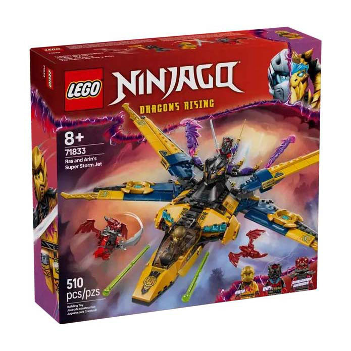Afbeelding laden in galerijviewer, Lego ninjago 71833 ras en arins superstormvliegtuig
