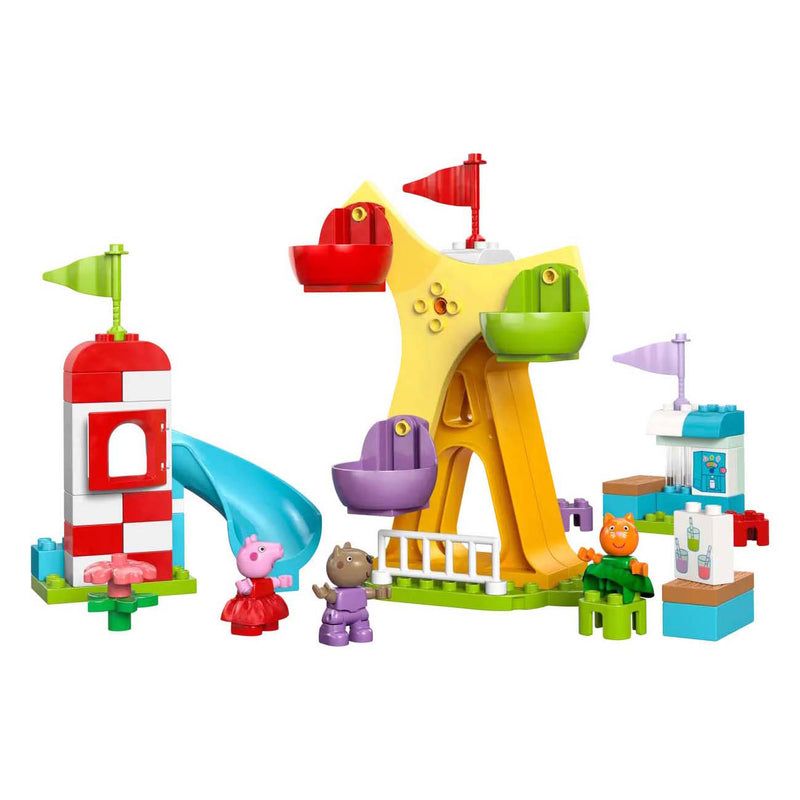 Afbeelding laden in galerijviewer, Lego duplo peppa big kermis montessori speelgoed voor peuters van 2 jaar en ouder 10453
