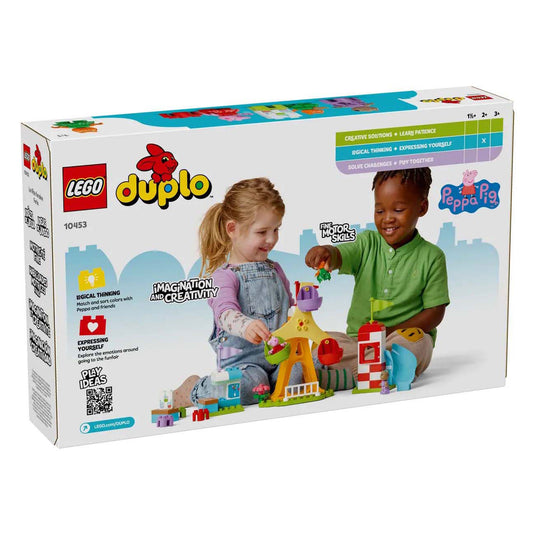 Lego duplo peppa big kermis montessori speelgoed voor peuters van 2 jaar en ouder 10453