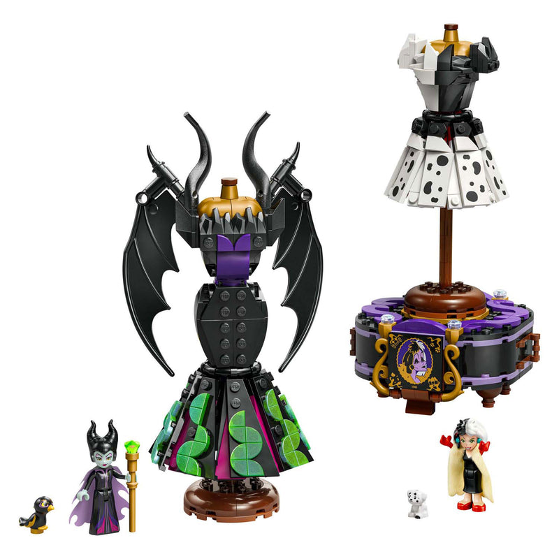 Afbeelding laden in galerijviewer, Lego ® disney villains - de jurken van maleficent en cruella de vil - 43262
