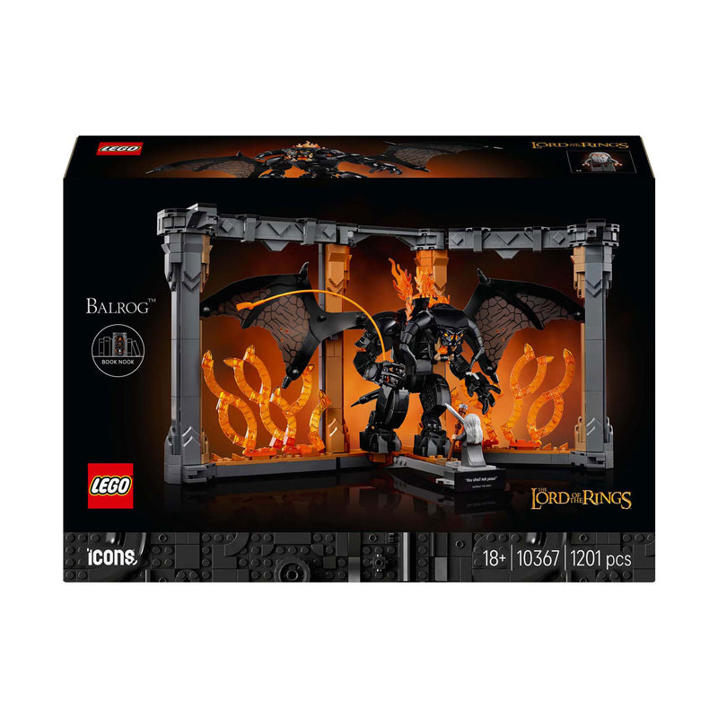Afbeelding laden in galerijviewer, Lego icons - boekensteun: the lord of the rings – balrog constructiespeelgoed (10367)
