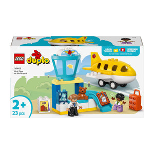 Lego duplo voor het eerst op het vliegveld educatief speelgoed voor peuters 10443