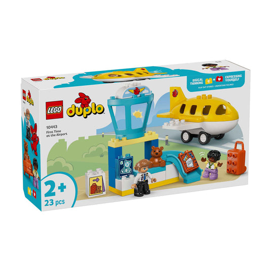 Lego duplo voor het eerst op het vliegveld educatief speelgoed voor peuters 10443