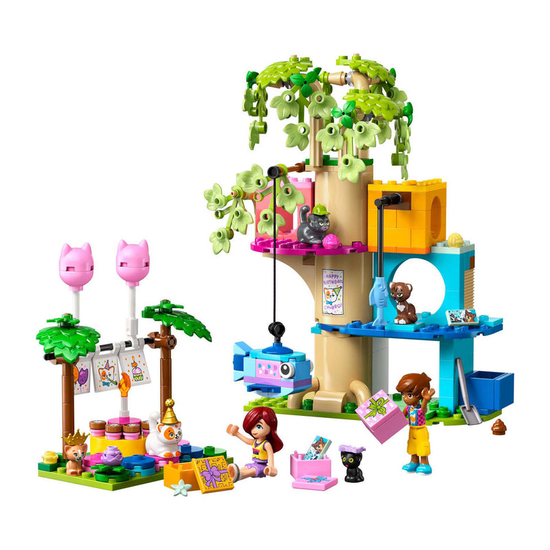 Afbeelding laden in galerijviewer, Lego ® friends kattenverjaardagsfeestje en boomhut set - 42666
