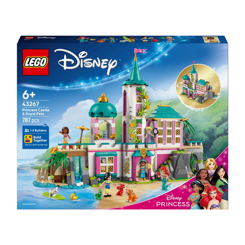 Afbeelding laden in galerijviewer, Lego ® disney prinsessenkasteel en koninklijke huisdieren - 43267
