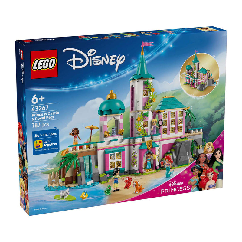 Afbeelding laden in galerijviewer, Lego ® disney prinsessenkasteel en koninklijke huisdieren - 43267
