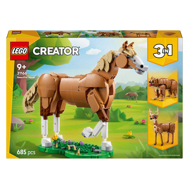 Afbeelding laden in galerijviewer, Lego ® creator 3in1 prachtig paard, dierenbouwset - 31166

