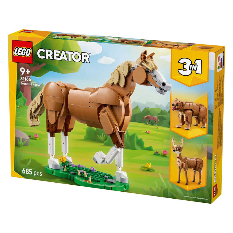 Afbeelding laden in galerijviewer, Lego ® creator 3in1 prachtig paard, dierenbouwset - 31166
