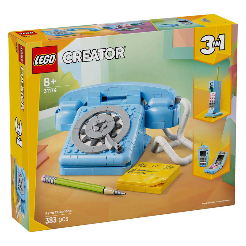 Afbeelding laden in galerijviewer, Lego ® creator 3in1 retro telefoon, vintage telefoon - 31174
