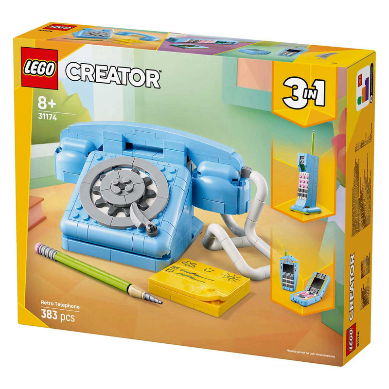 Afbeelding laden in galerijviewer, Lego ® creator 3in1 retro telefoon, vintage telefoon - 31174
