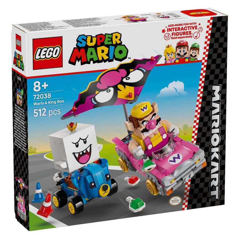 Afbeelding laden in galerijviewer, Lego super mario mario kart – wario en king boo
