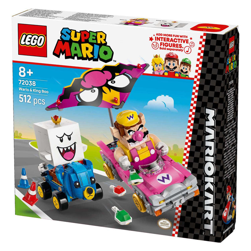 Afbeelding laden in galerijviewer, Lego super mario mario kart – wario en king boo
