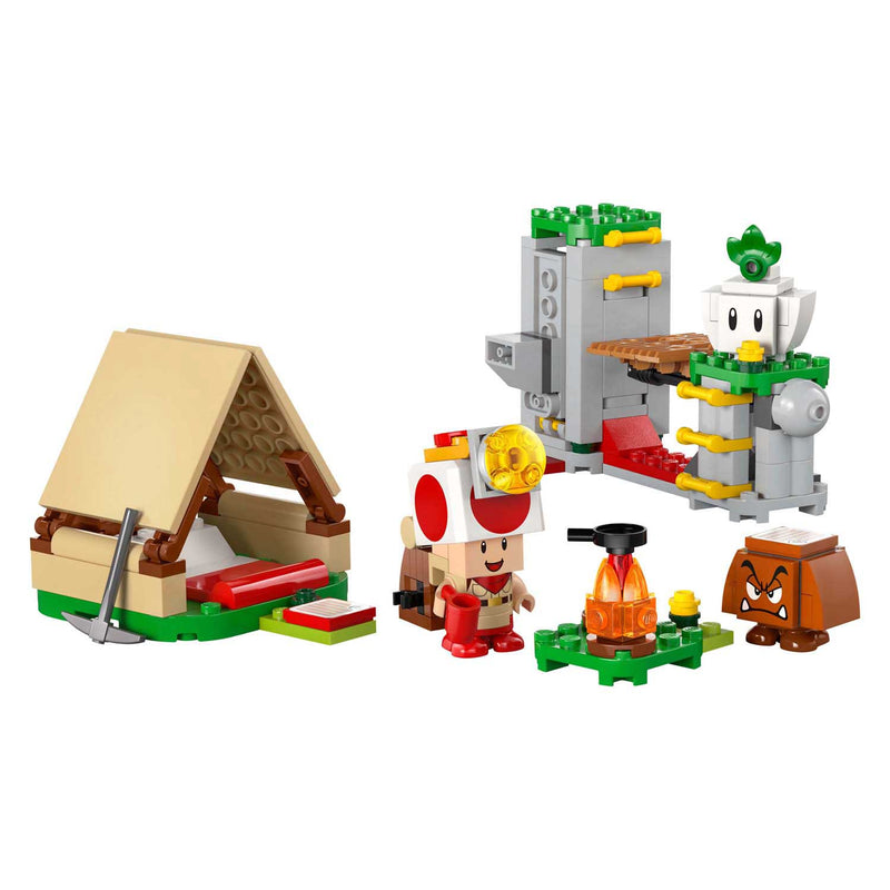 Afbeelding laden in galerijviewer, Lego super mario - toad-baas' kampeerplaats constructiespeelgoed (72040)
