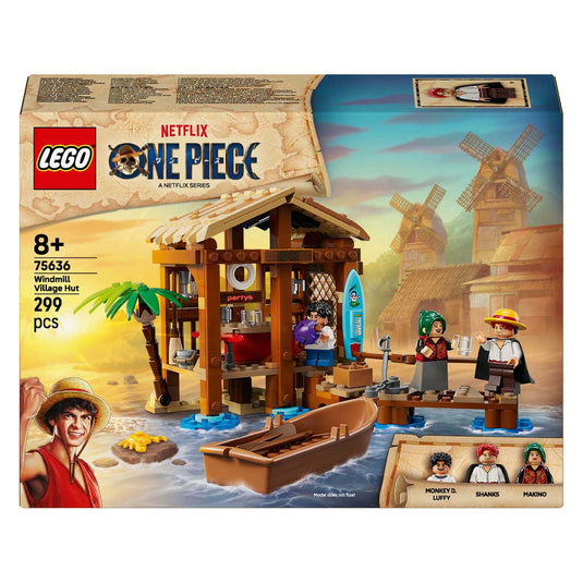Lego ® one piece hut in windmolendorp bouwset - 75636