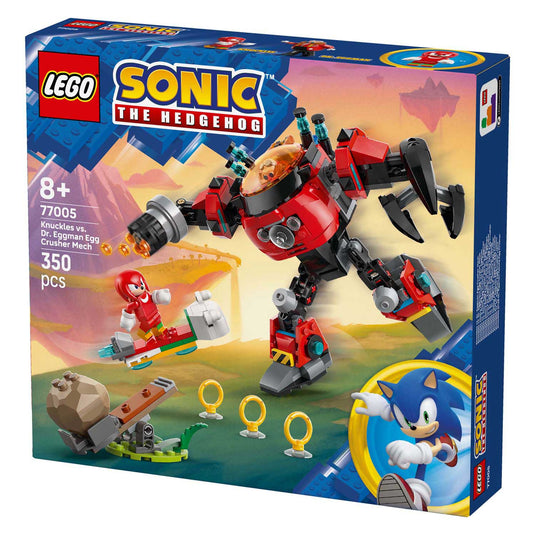 Lego ® sonic the hedgehog™ knuckles vs. dr. eggman egg crusher mecha - 77005