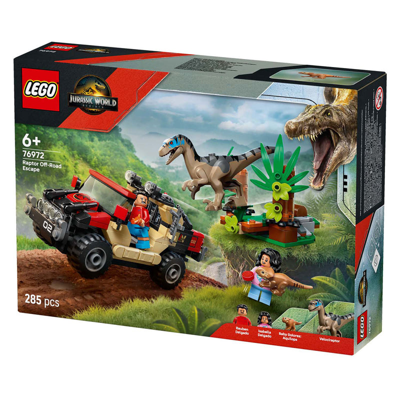 Afbeelding laden in galerijviewer, Lego jurassic world 76972 offroad eaptorontsnapping
