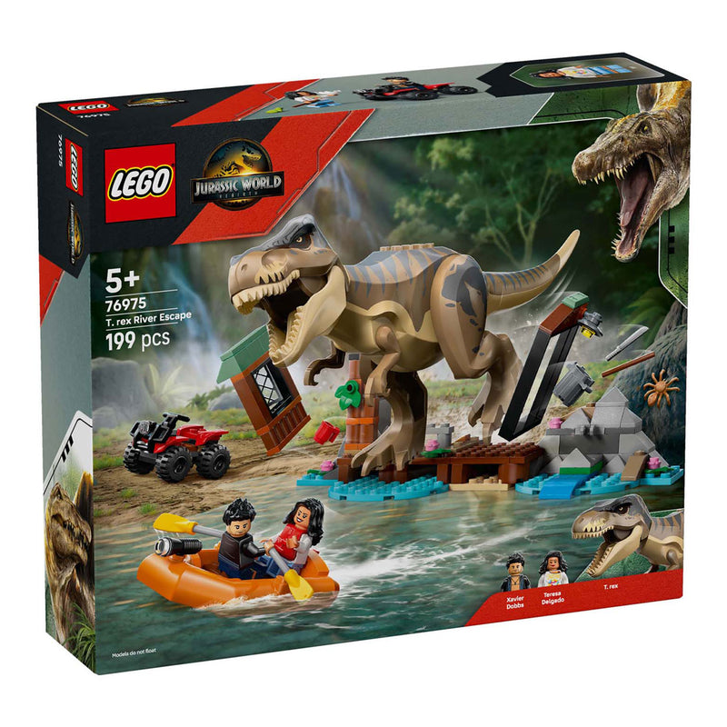 Afbeelding laden in galerijviewer, Lego jurassic world 76975 t. rex rivierontsnapping

