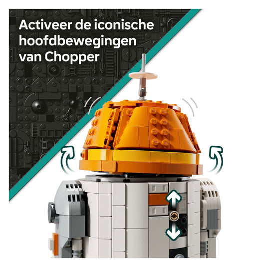 Lego ® star wars: ahsoka™ chopper (c1-10p)™ astromech droid - 75416