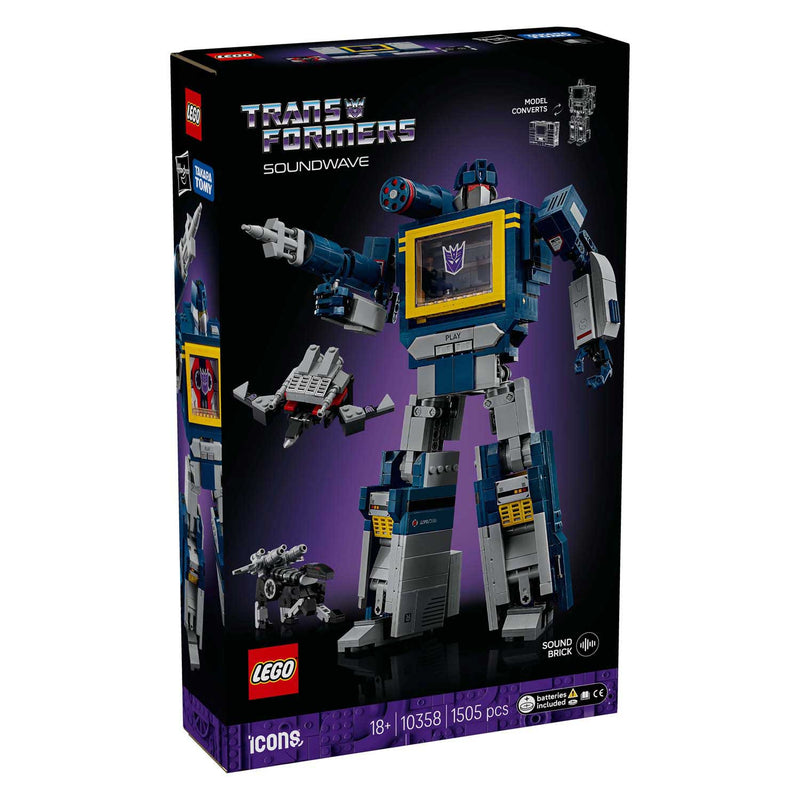 Afbeelding laden in galerijviewer, Lego ® icons transformers: soundwave - transformers collectie - 10358
