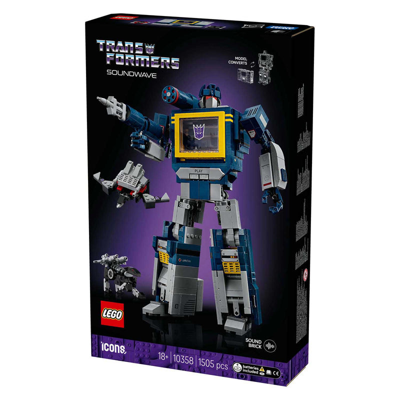 Afbeelding laden in galerijviewer, Lego ® icons transformers: soundwave - transformers collectie - 10358
