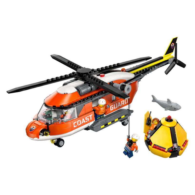 Afbeelding laden in galerijviewer, Lego city exploration 60503 kustwacht helikopter
