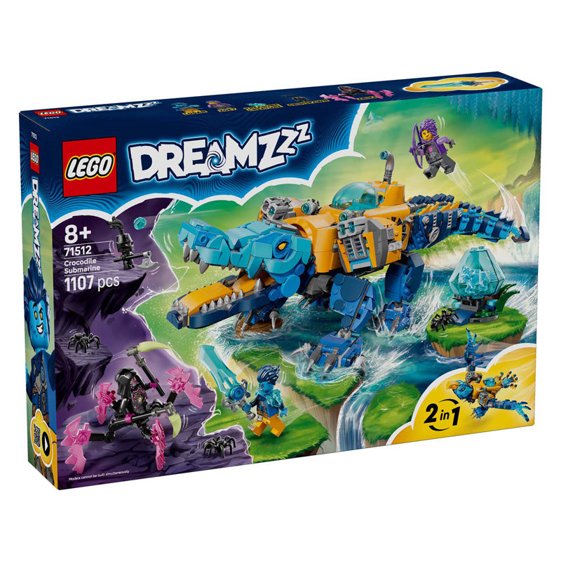 Afbeelding laden in galerijviewer, Lego dreamzzz 71512 krokodilonderzeeër
