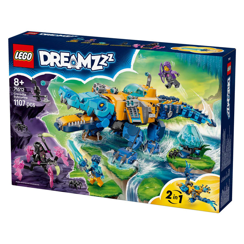 Afbeelding laden in galerijviewer, Lego dreamzzz 71512 krokodilonderzeeër
