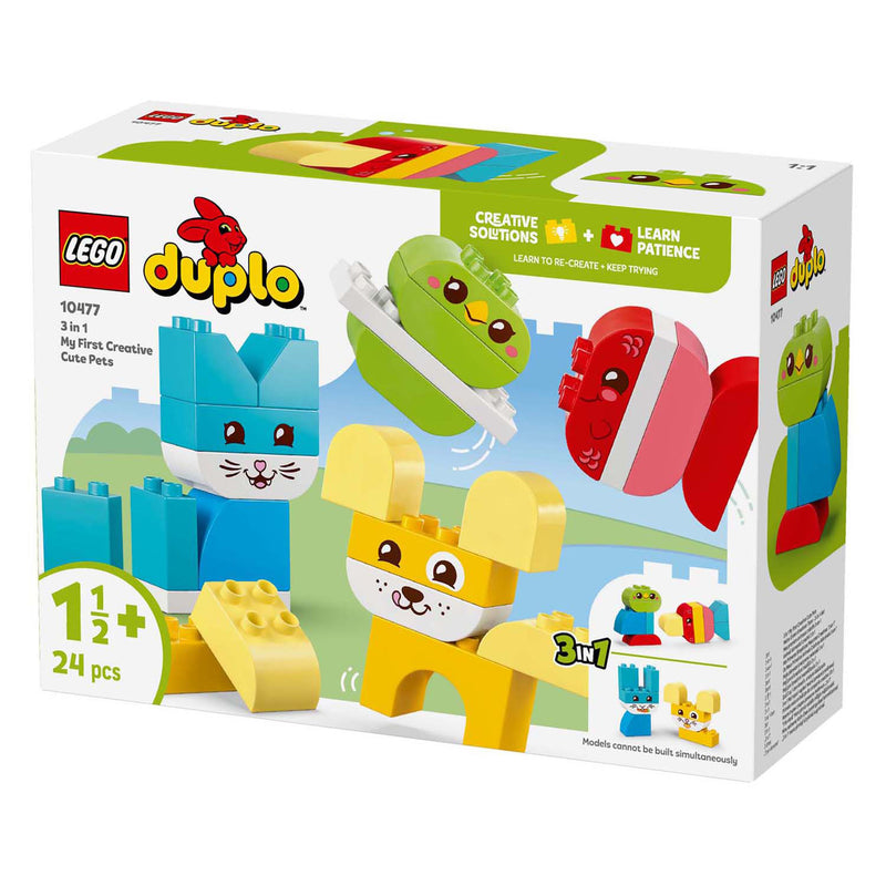 Afbeelding laden in galerijviewer, Lego duplo 10477 3-in-1 mijn eerste creatieve huisdieren
