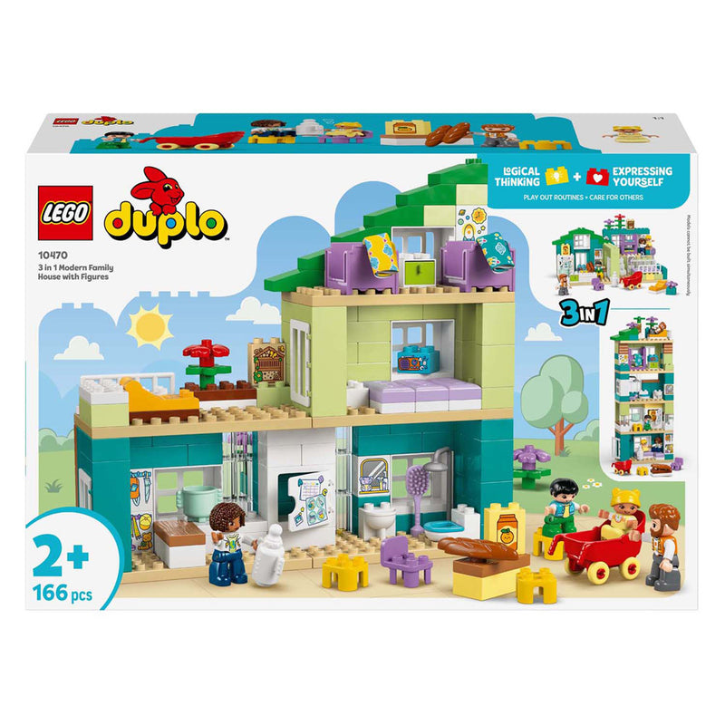 Afbeelding laden in galerijviewer, Lego duplo town 10470 - woonhuis - 3-in-1 - inclusief figuren

