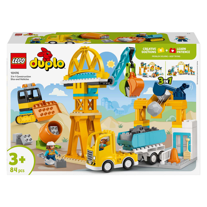 Afbeelding laden in galerijviewer, Lego duplo town 10476 - bouwplaats - meisjes en jongens - multicolor

