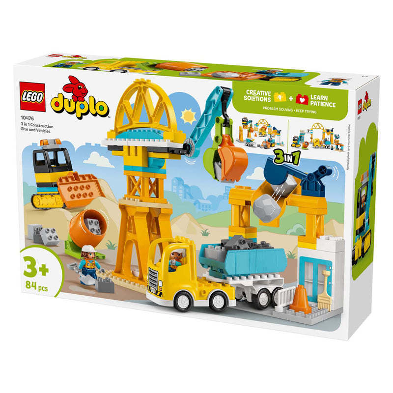 Afbeelding laden in galerijviewer, Lego duplo town 10476 - bouwplaats - meisjes en jongens - multicolor
