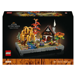 Lego icons herfsttuin met cottage