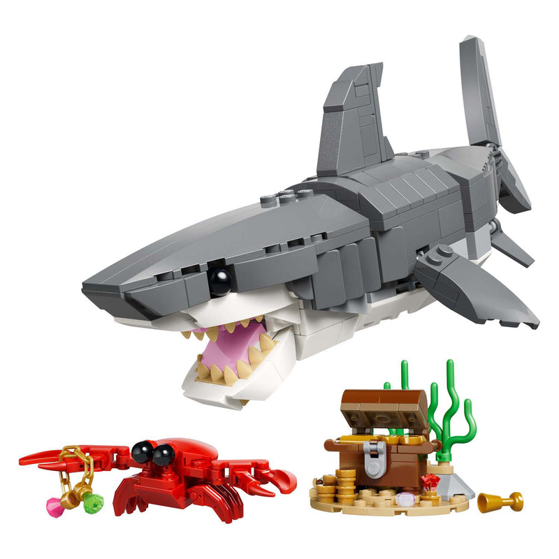 Afbeelding laden in galerijviewer, Lego creator 31381 woeste haai met schatkist
