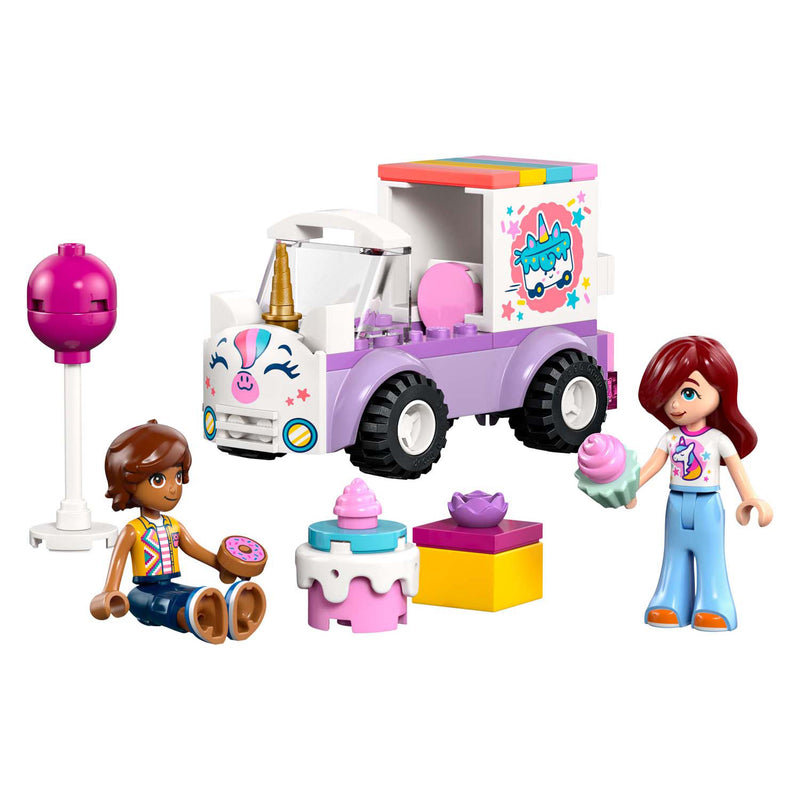 Afbeelding laden in galerijviewer, Lego friends eenhoorn taartenbezorgauto
