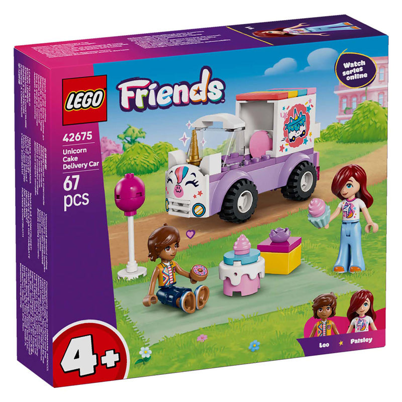 Afbeelding laden in galerijviewer, Lego friends eenhoorn taartenbezorgauto
