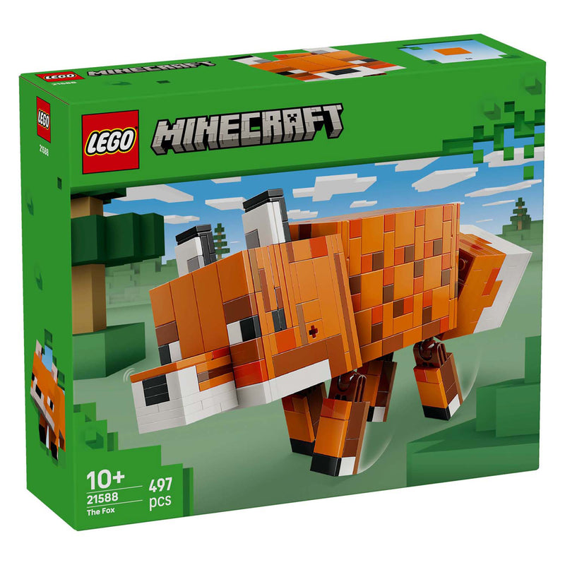 Afbeelding laden in galerijviewer, Lego minecraft de vos kinderkamer decoratie en dieren speelgoed voor kinderen - 21588
