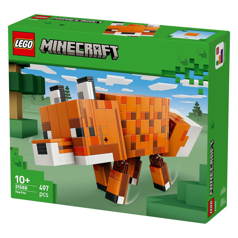 Afbeelding laden in galerijviewer, Lego minecraft de vos kinderkamer decoratie en dieren speelgoed voor kinderen - 21588

