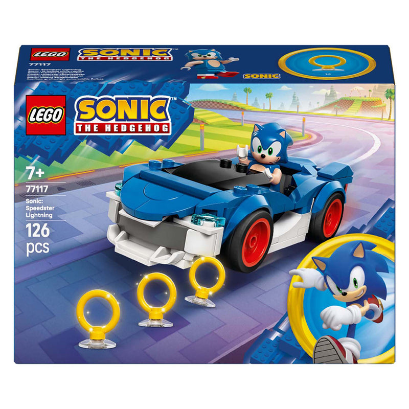 Afbeelding laden in galerijviewer, Lego sonic the hedgehog 77117 sonics auto: speed star lightning
