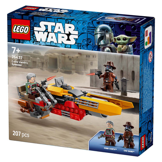Lego star wars cobb vanths speeder voertuig - decoratie en bouwpakket voor kinderen - 75437