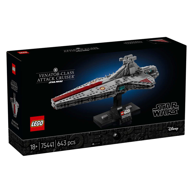 Afbeelding laden in galerijviewer, Lego star wars venator-class attack cruiser - bouwpakket voor volwassenen en decoratie - 75441
