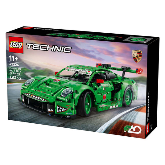 Lego technic porsche 911 gt3 r rexy ao racing auto