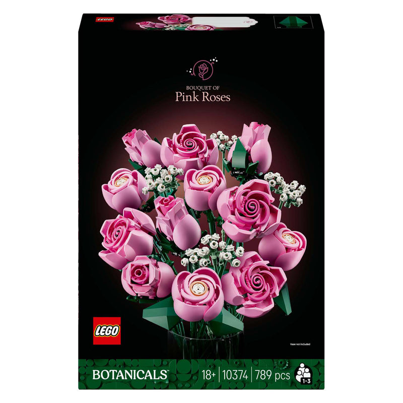 Afbeelding laden in galerijviewer, Lego botanicals roze rozenboeket - 10374
