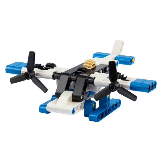 Lego technic 30736 wit watervliegtuig
