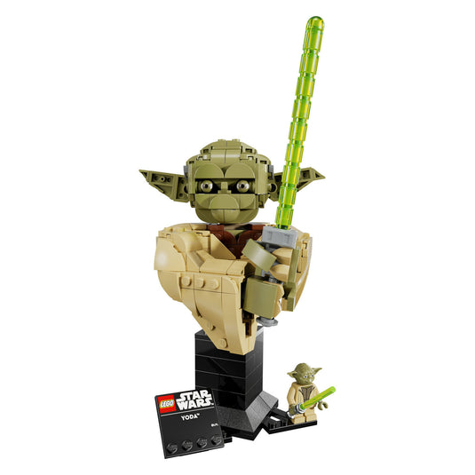 Lego star wars yoda buste bouwpakket voor volwassenen - 75438