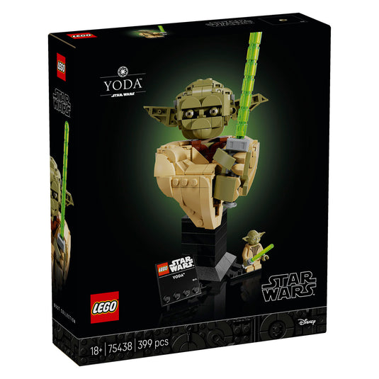 Lego star wars yoda buste bouwpakket voor volwassenen - 75438
